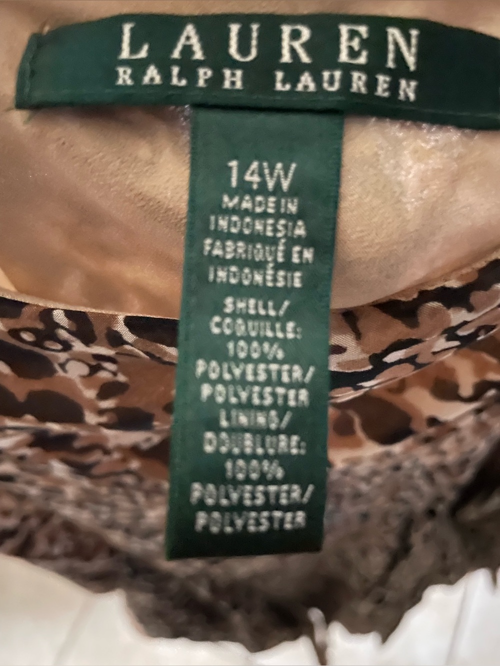 Lauren Ralph Lauren Animal Print Flutter Skirt - Picture 5 of 5